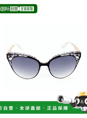 1h可退 JIMMY CHOO 女士眼镜 ESTELLESENY AW2024 蓝色 黑色猫眼