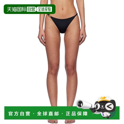 1h可退 潮奢 versace 范思哲 女士 黑色 Safety Pin 比基尼泳裤 1
