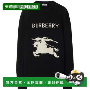 潮奢 馬術騎士嵌花針織圓領套衫 Burberry 女士 巴宝莉 1h可退