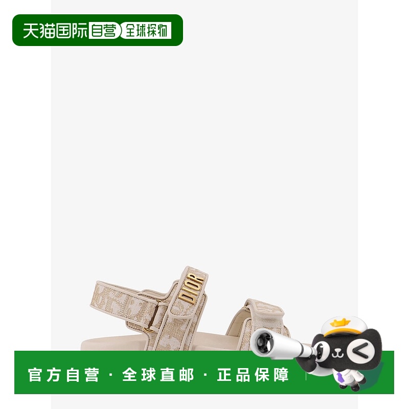 潮奢 DIOR 迪奥 女士 act 银线平底凉鞋 KCO170OFI