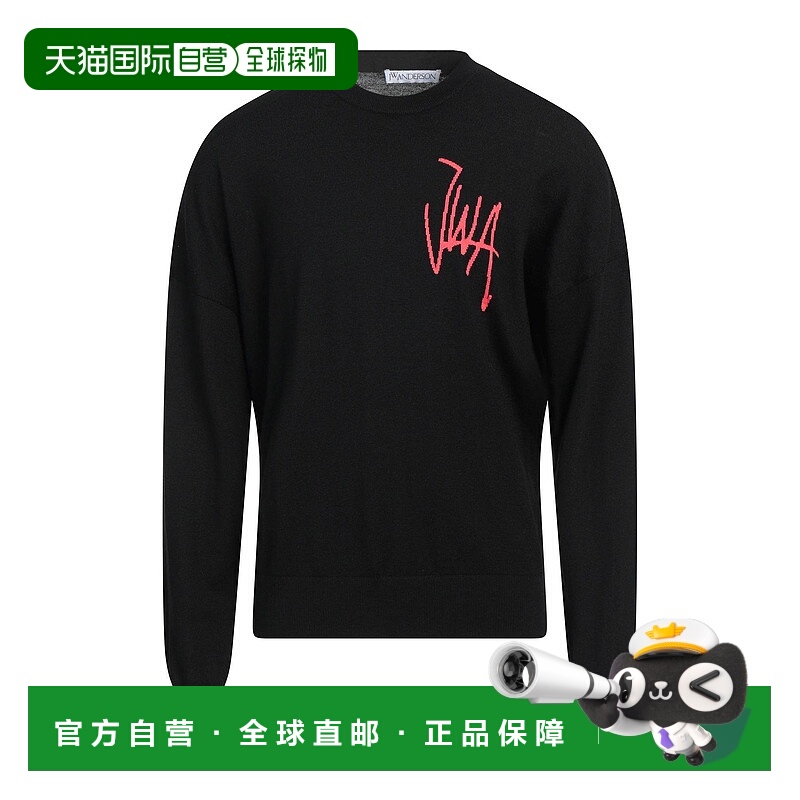 1h可退 潮奢 J.W. Anderson 男士 毛衣 black黑色 舒适时尚
