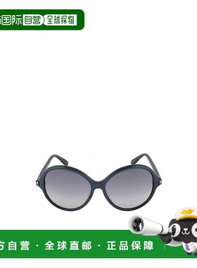 1h可退 TOM FORD 女士眼镜 TF934383F AW2024 灰色 徽标太阳镜