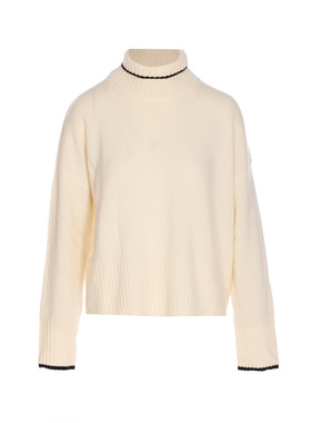 PINKO 女士针织衫 105446A2Q9Z13 AW2025 白色 Falkland Wool and