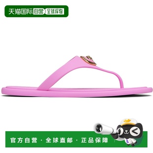 1h可退 潮奢 versace 范思哲 女士 粉色 Alia Rubber 凉鞋 101624