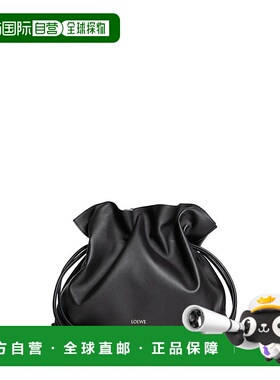 LOEWE 女士手拿包 A411X12X381100 AW2024 黑色 XLFlamenco手提包