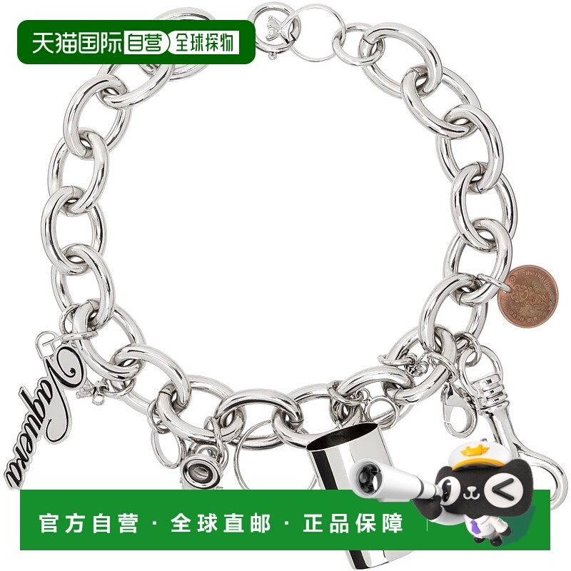 1h可退 潮奢 D'Heygere 女士 银色 Vaquera 联名 Charm 2.0 项链
