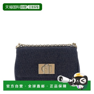 SS2025 BAFKACODE00002677S 蓝色链条包 女士斜挎包 FURLA