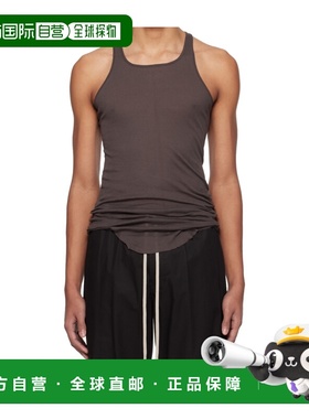 RICK OWENS 男士背心 RU01F2150MR53 SS2026 咖啡色