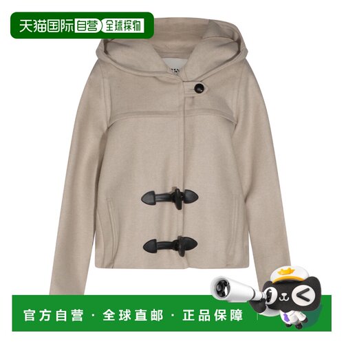 Isabel Marant 伊莎贝尔 玛兰 女士 TRIXIE 沙色羊毛羊绒混纺休闲