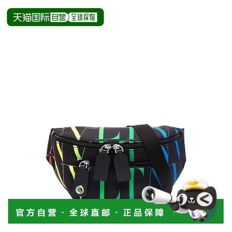 1h可退 VALENTINO 男士腰包 VY2B0982MVXN78 SS2021 黑色 VLTN TI
