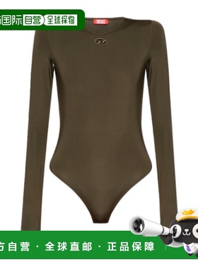 DIESEL 女士连体裤 A183170IKBN7BU AW2025 棕色 圆领连体衣