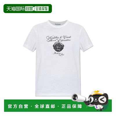 ACNE STUDIOS 女士T恤 RWWNTSHI000009AL0552183OPTICWHITE