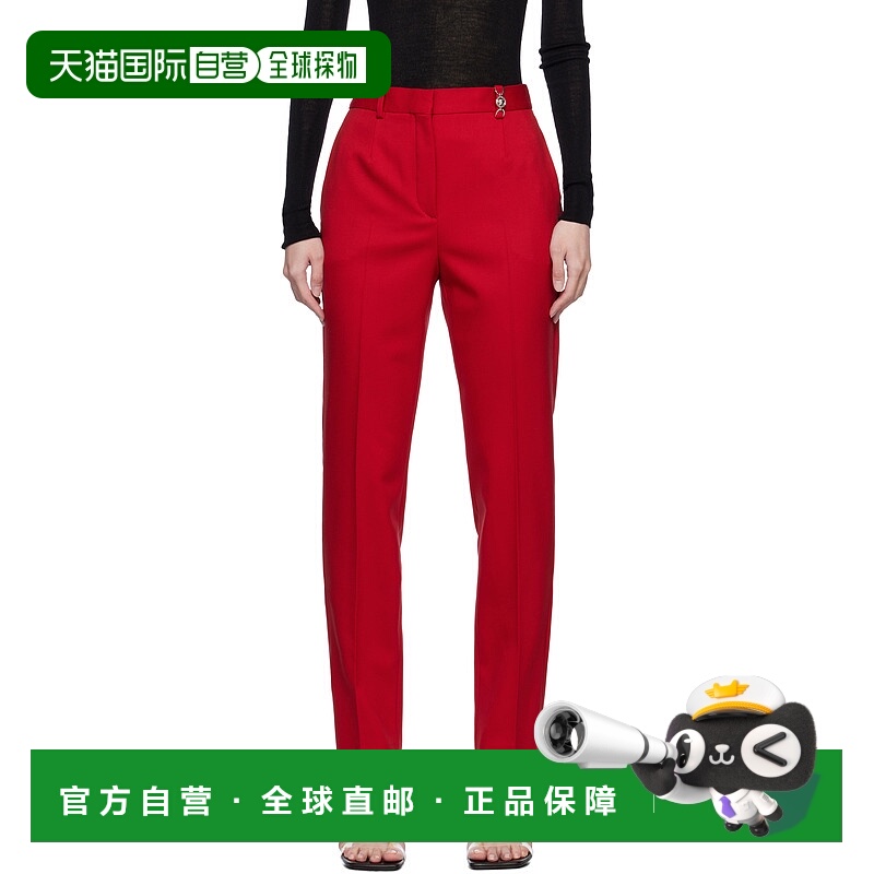 1h可退 潮奢 versace 范思哲 女士 红色 Responsible Stretch Woo