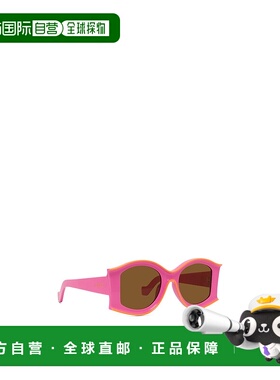 LOEWE 女士眼镜 LW40047U75E AW2020 棕色 Paula s Ibiza大型太阳