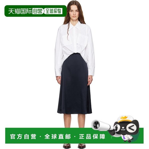 1h可退 潮奢 3.1 PHILLIP LIM 菲利林3.1 女士 白色 & 海军蓝 Dra