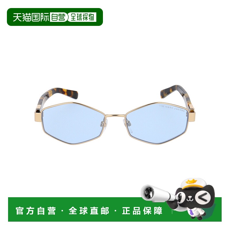 1h可退 潮奢 Marc Jacobs 马克 雅可布 女士 金色金属太阳眼镜 MA