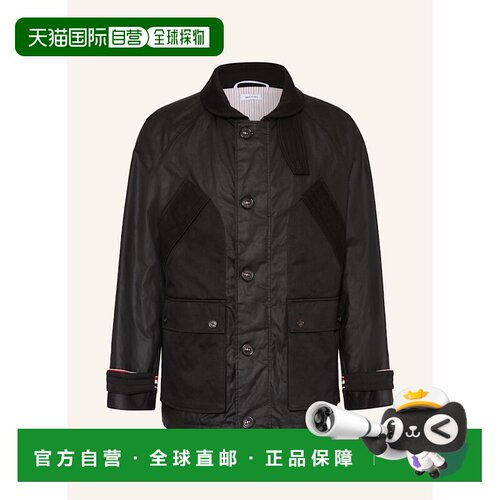 1h可退 THOM BROWNE 男士夹克 100292504213000 CO 黑色 Field ja