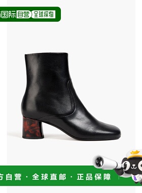 1h可退 潮奢 Sandro 女士 皮质短靴 SFACH01197NOIR