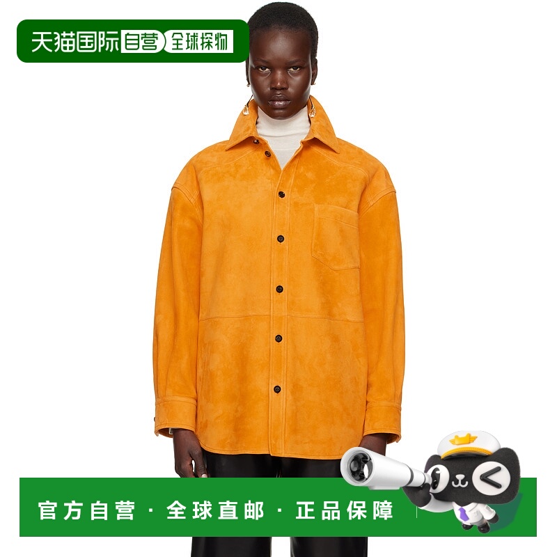 1h可退 潮奢 Bottega Veneta 葆蝶家 女士 橙色衬衫 804359V4LG0
