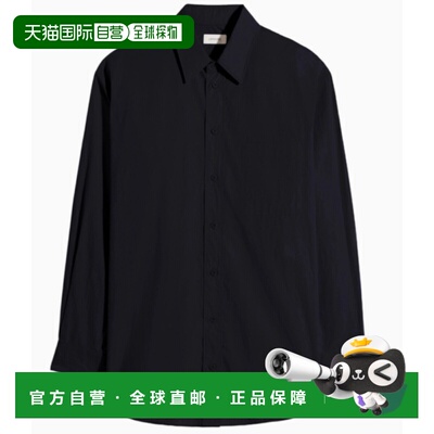 1h可退 潮奢 Lemaire 男士 LEMAIRE 黑色衬衫 SH1247LF1399