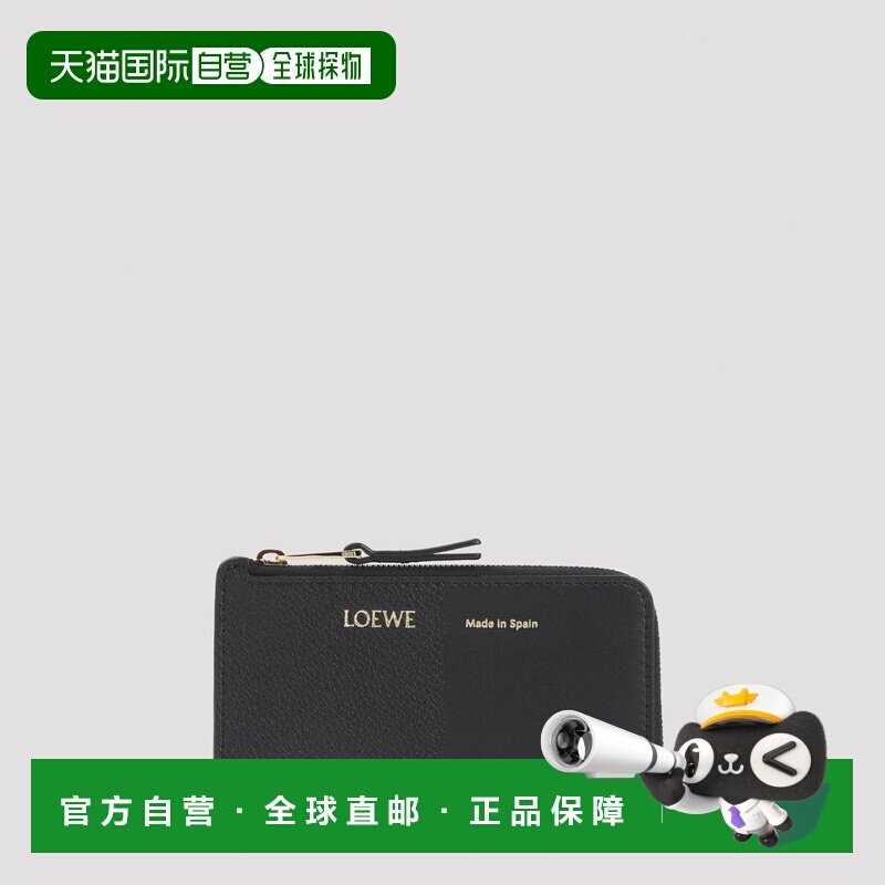 LOEWE 女士手提包 C612Z40X011100 SS2026 罗意威 黑色徽标钱包