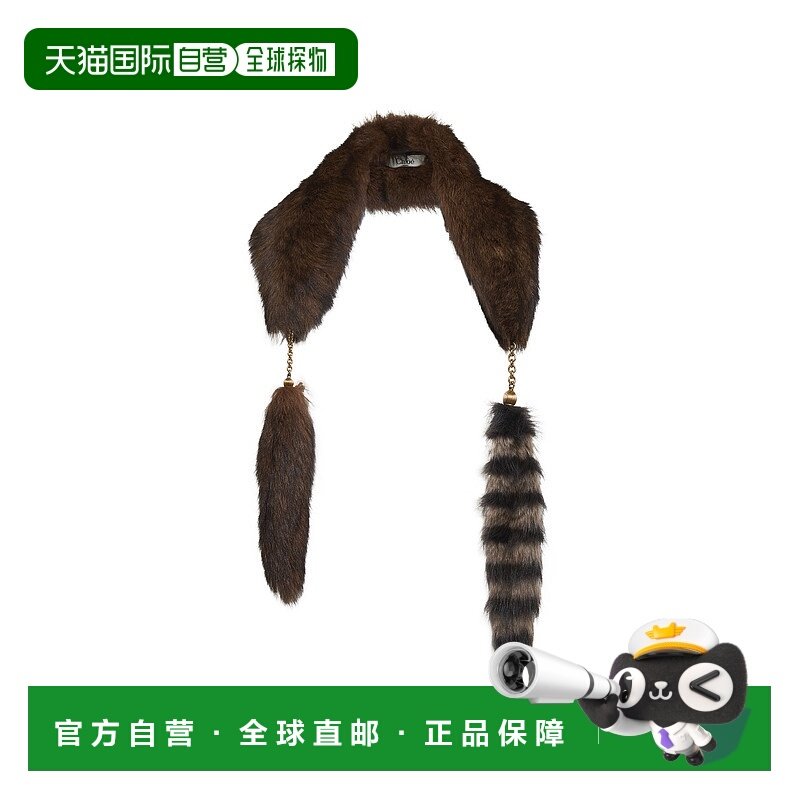 CHLOÉ 女士围巾 CH25WTS03LSB297 CO 深棕色