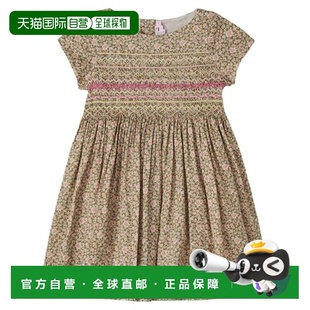 goose 女童 丝硬缎罩衫 1h可退 花朵棉质连衣裙童装 golden 式 潮奢