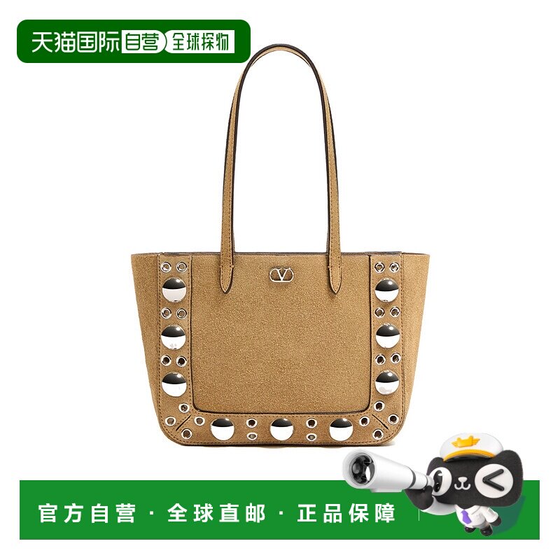 VALENTINO 女士手提包 WB0R89JETRDX CO 棕色 迷你绒面革手袋