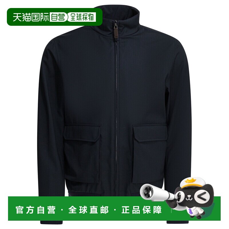 HERNO 男士夹克 GI000587U334109201 AW2026 黑色 Virgin wool bo图片