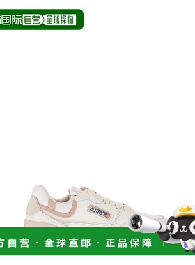 AUTRY 女士运动鞋 ROLWMM14 CO 白色 徽标低帮休闲运动鞋