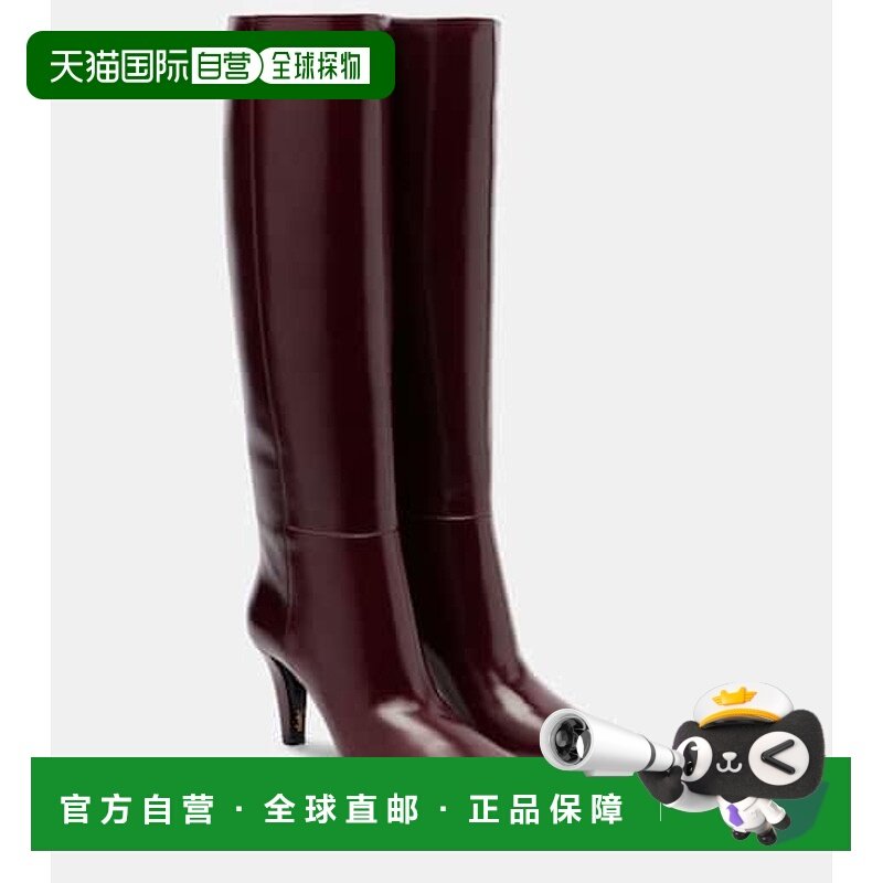 1h可退 潮奢 Saint Laurent 圣罗兰 女士 Jill 75 皮质及膝靴子,女鞋,时装靴,淘宝优惠券,粉丝福利购,淘宝优惠卷