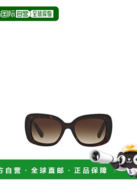 PRADA 女士眼镜 0PR27OS2AU6S1 AW2021 黑色 徽标渐变太阳镜