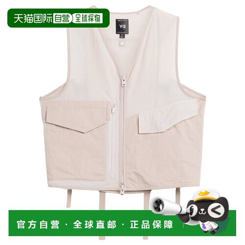 Y-3 男士马甲 KS5225LIGHTBROWN