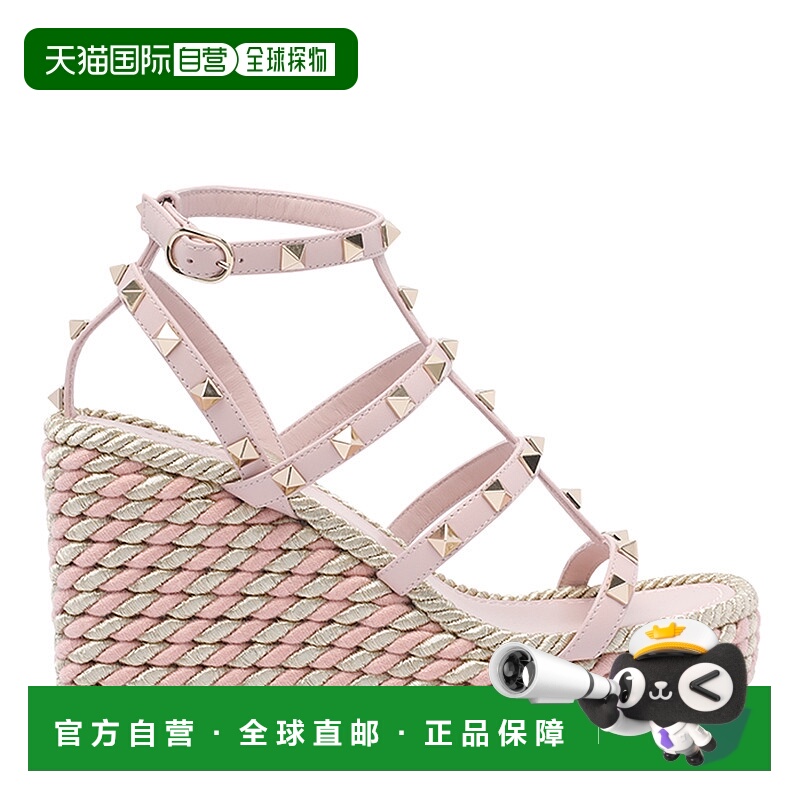 1h可退 VALENTINO 女士凉鞋 WS0F95EMPW34 AW2025 白色 坡跟凉鞋