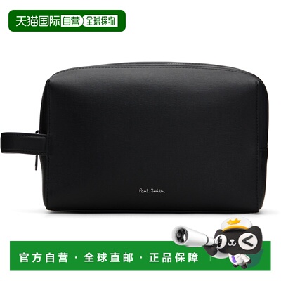 Paul Smith 保罗 史密斯 男士 黑色 Straw-Grain Embossed Leathe