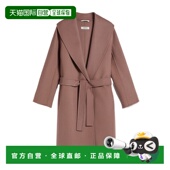 MAX AW2023 MARA 1h可退 女士外套 9016033906060 紫色 系带大衣
