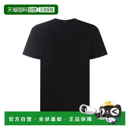 HERNO 男士T恤 JG000174520039300 SS2026 黑色 HERNO  T-shirts