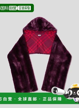 BURBERRY 女士围巾 8079141B7491 AW2023 紫色 Purple eco fur sc
