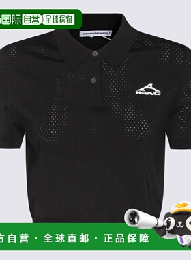 ALEXANDER WANG 男士POLO衫 CO 黑色短袖4KC2251017001