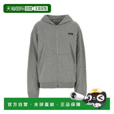 MIU MIU 女士针织衫 MJLA63192DF0031 AW2026 灰色 FELPA