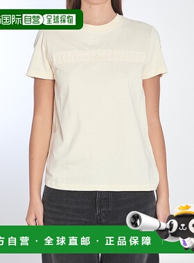 MONCLER 女士T恤 8C0004489AUO034 SS2025 白色