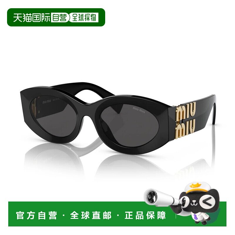 自营MIUMIU缪缪椭圆形logo标识太阳镜带镜盒MU09W/SMU11W图片