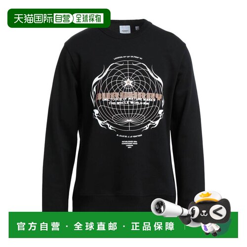 Burberry 巴宝莉 男士 运动衫 BLACK 黑色时尚舒适卫衣