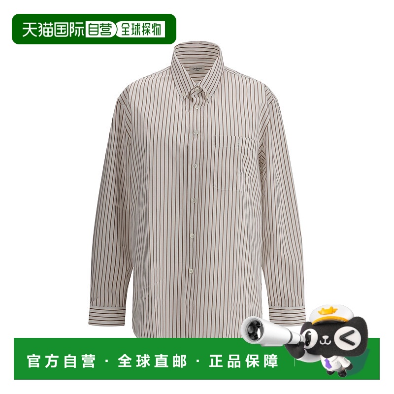 1h可退 潮奢 Saint Laurent 圣罗兰 男士 长袖衬衫 823194Y6E77