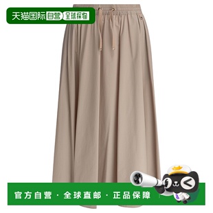 SS2025 GN000007D12431SZ1982 浅棕色长裙a字裙 女士半身裙 HERNO