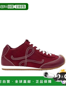 LOEWE 女士运动鞋 LBR2465X017110 AW2025 红色 Ballet Runner 运