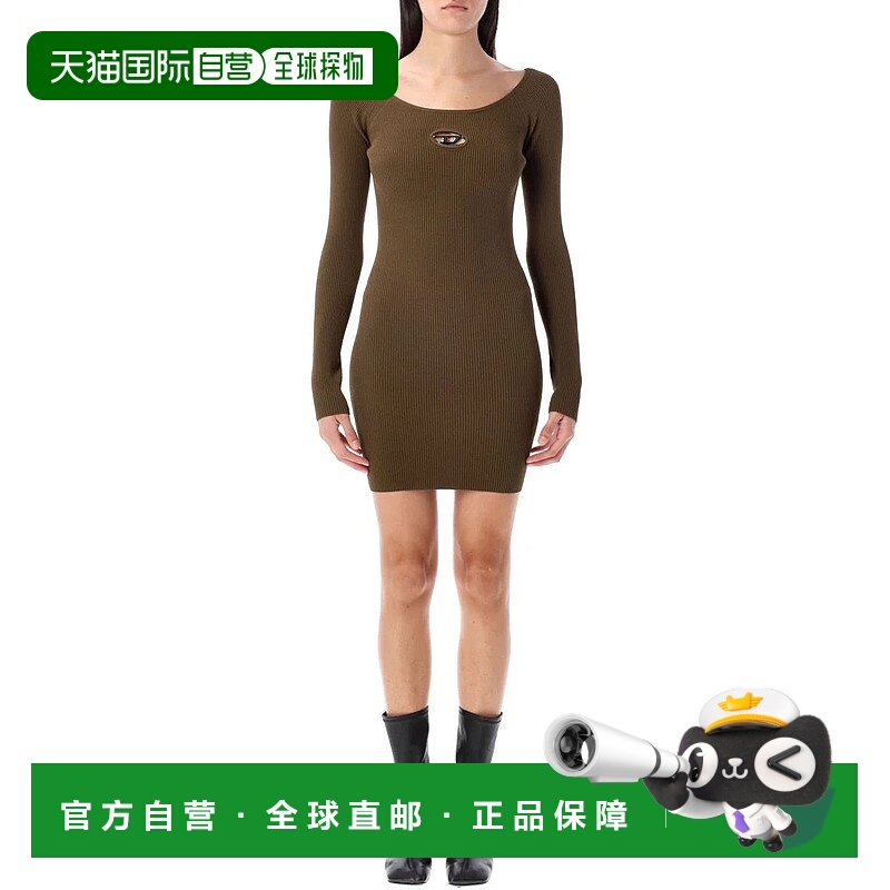 1h可退 DIESEL 女士连衣裙 25AA141880DLAX5FP AW2025 绿色