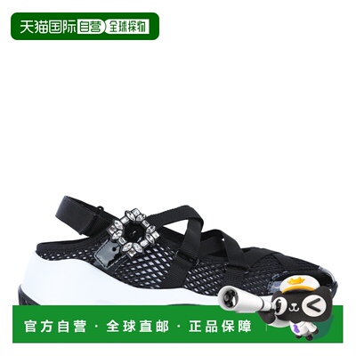 1h可退 潮奢 ROGER VIVIER 罗杰 维维亚 女士 黑色运动鞋 RVW5064