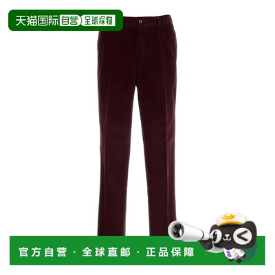 FENDI 男士休闲裤 FB1069ATE9F0HM6BURGUNDY SS2026