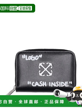 OFF-WHITE 女士钱包 OWNK001C99LEA0011001BLACKWHITE